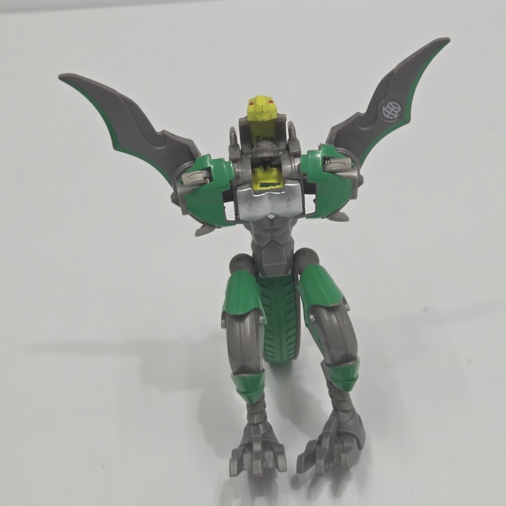 Bakugan Ventus Zenthon Mechtogan Action Figure Grey Green Mechtanium Surge Loose